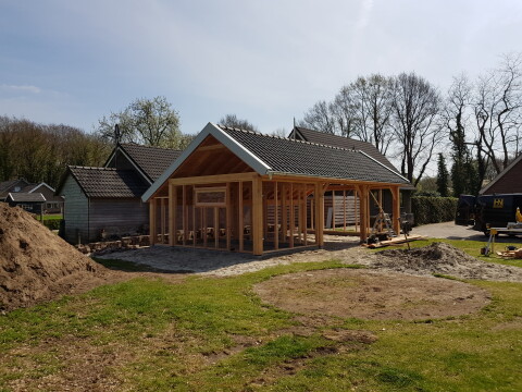 Grote veranda gerealiseerd