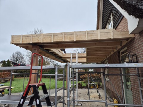 Particuliere  veranda dakwerk