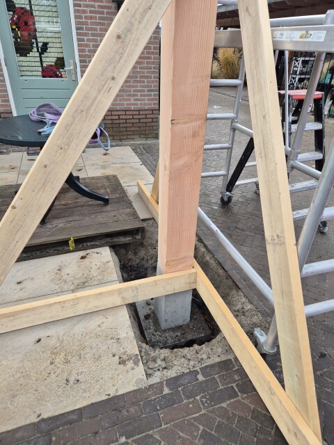 Particuliere veranda fundatie
